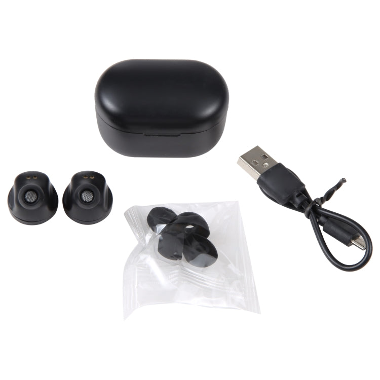 A6 Bluetooth 5.0 True Wireless Bluetooth Earphone with Charging Box(Black)