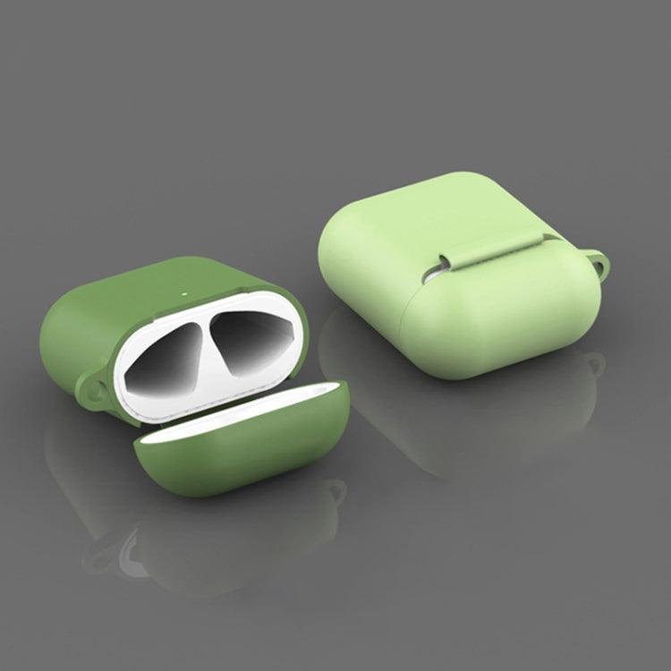 Wireless Earphones Shockproof Silicone Protective Case for Apple AirPods 1 / 2(Black)