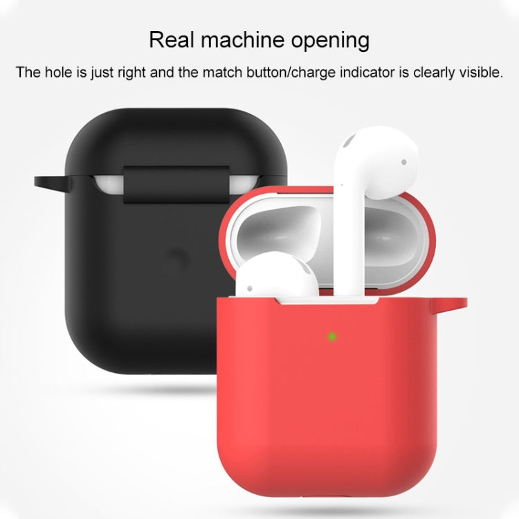 Wireless Earphones Shockproof Silicone Protective Case for Apple AirPods 1 / 2(Blue)