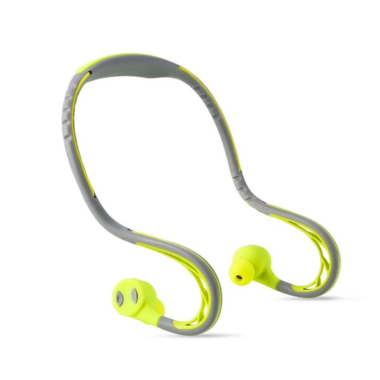 REMAX RB-S20 Bluetooth 4.2 Rotatable Ear Shell Rear-mounted Bluetooth Sports Earphone(Yellow)