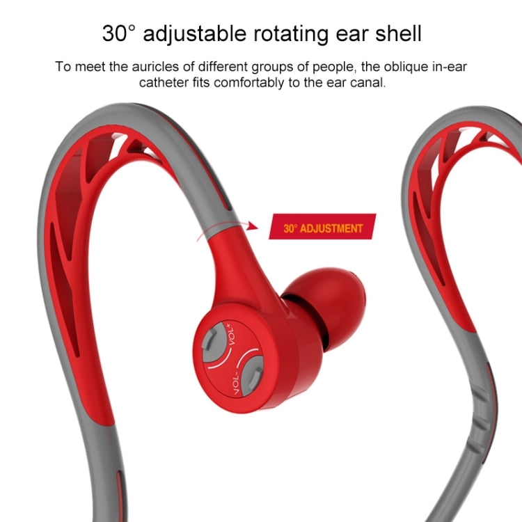 REMAX RB-S20 Bluetooth 4.2 Rotatable Ear Shell Rear-mounted Bluetooth Sports Earphone(Yellow)
