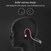 REMAX RB-S20 Bluetooth 4.2 Rotatable Ear Shell Rear-mounted Bluetooth Sports Earphone(Yellow)