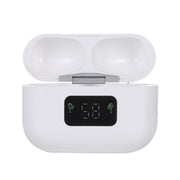 i58 TWS Bluetooth 5.0 Touch Wireless Bluetooth Earphone for IOS System Equipment, with Magnetic Attraction Charging Box & Smart Digital Display, Support Siri(White)
