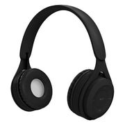Y08 Hifi Sound Quality Macaron Bluetooth Headset, Supports Calling & TF Card & 3.5mm AUX (Black)