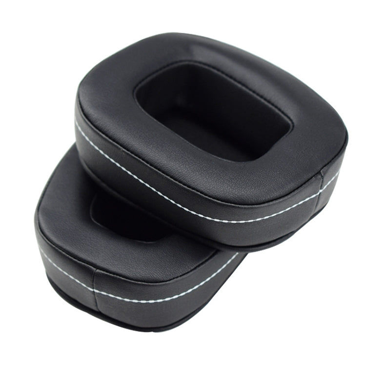 2 PCS For DENON AH-D600 / AH-D7100 Soft Sponge Earphone Protective Cover Earmuffs(Black White)
