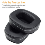 2 PCS For DENON AH-D600 / AH-D7100 Soft Sponge Earphone Protective Cover Earmuffs(Black White)