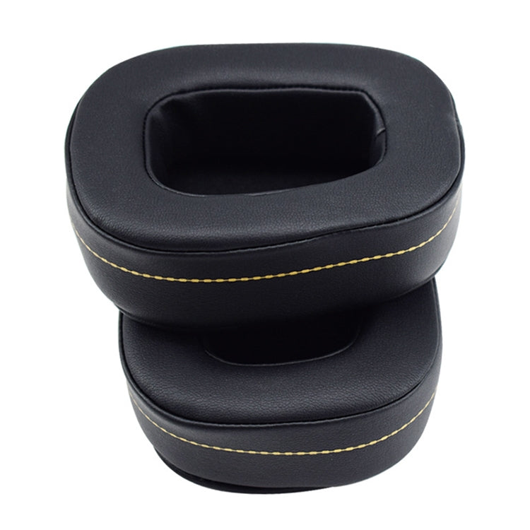 2 PCS For DENON AH-D600 / AH-D7100 Soft Sponge Earphone Protective Cover Earmuffs(Black Brown)