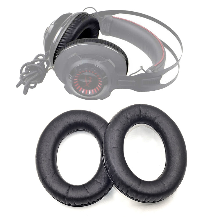 2 PCS For Kingston Hyper X Cloud Revolver S Soft Sponge Earphone Protective Cover Earmuffs (Red)