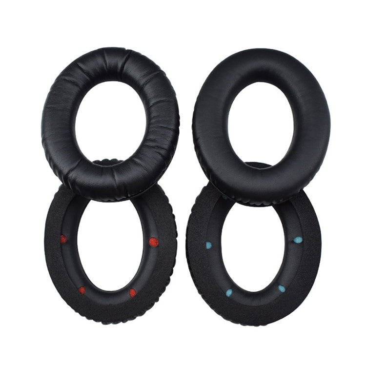 2 PCS For Kingston Hyper X Cloud Revolver S Soft Sponge Earphone Protective Cover Earmuffs (Red)
