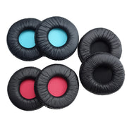 2 PCS For SONY MDR-V55 Earphone Cushion Leather Cover Earmuffs Replacement Earpads (Red)