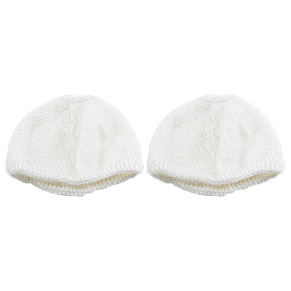 2 PCS Knitted Headphone Dustproof Protective Case for Beats Solo2 / Solo3(White)