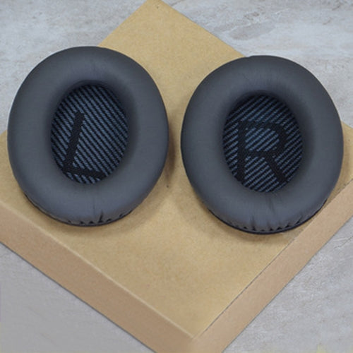 1 Pair Soft Earmuff Headphone Jacket with LR Cotton for BOSE QC2 / QC15 / AE2 / QC25