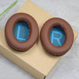 1 Pair Soft Earmuff Headphone Jacket with LR Cotton for BOSE QC2 / QC15 / AE2 / QC25 / QC35 (Brown Blue) - Earmuff & Pad by PMC TechLife | Online Shopping South Africa | PMC TechLife