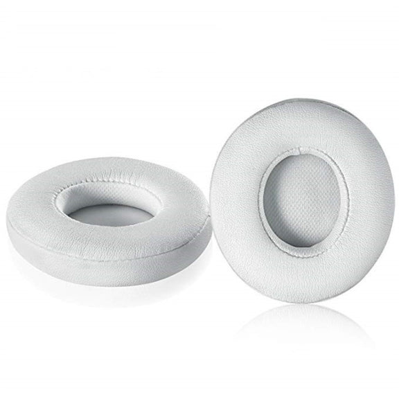 1 Pair Soft Sponge Earmuff Headphone Jacket for Beats Solo 2.0 / 3.0, Bluetooth Version(White)