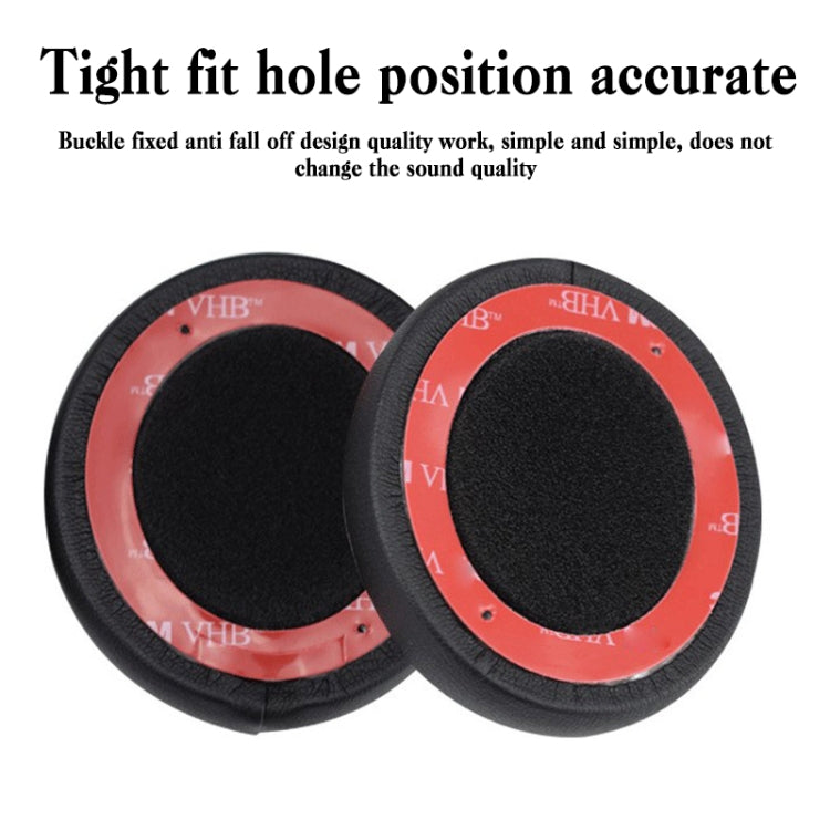 1 Pair Soft Sponge Earmuff Headphone Jacket for Beats Solo 2.0 / 3.0, Bluetooth Version(Grey)