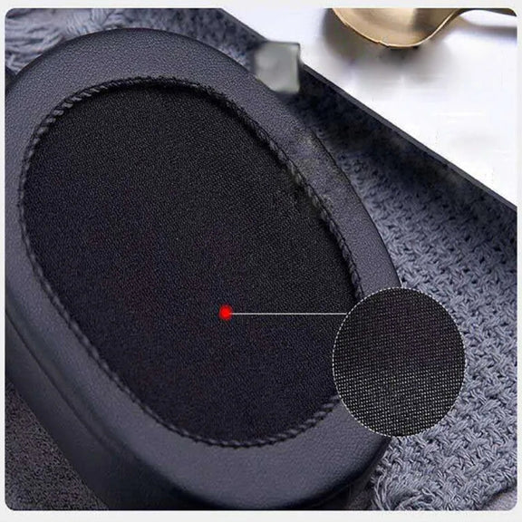 1 Pair Soft Sponge Earmuff Headphone Jacket for Audio-technica ATH-MSR7 / M50X / M20 / M40 / M40X(Black)
