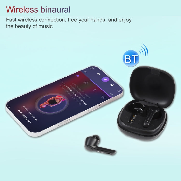 HOPESTAR S11 Bluetooth 5.0 True Wireless Bluetooth Earphone (Black)