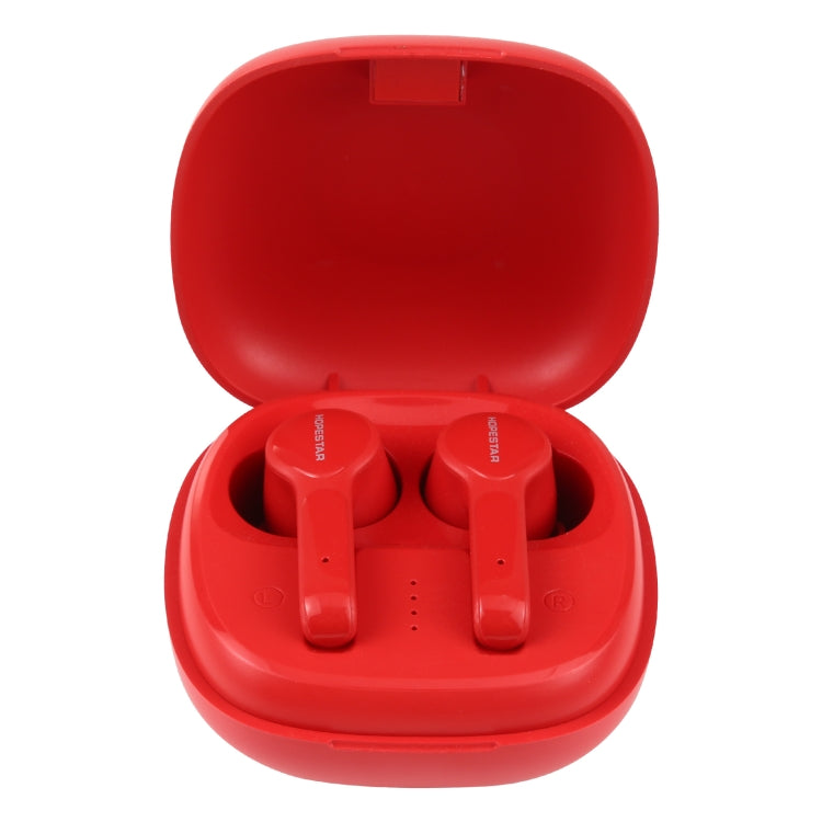 HOPESTAR S11 Bluetooth 5.0 True Wireless Bluetooth Earphone (Red)