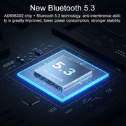 Yesido TWS22 Bluetooth 5.3 LED Digital Display TWS Wireless Bluetooth Earphone (Black)