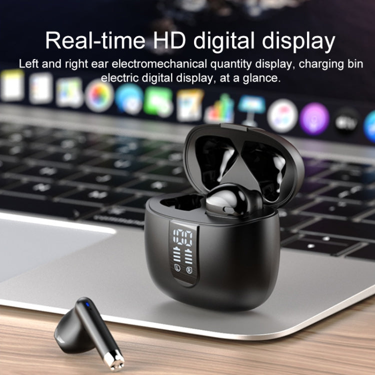Yesido TWS22 Bluetooth 5.3 LED Digital Display TWS Wireless Bluetooth Earphone (Black)