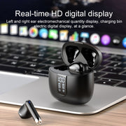 Yesido TWS22 Bluetooth 5.3 LED Digital Display TWS Wireless Bluetooth Earphone (Black)