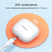 Lenovo LP40 Pro TWS Wireless Bluetooth 5.1 Noise Reduction Earphone (White)