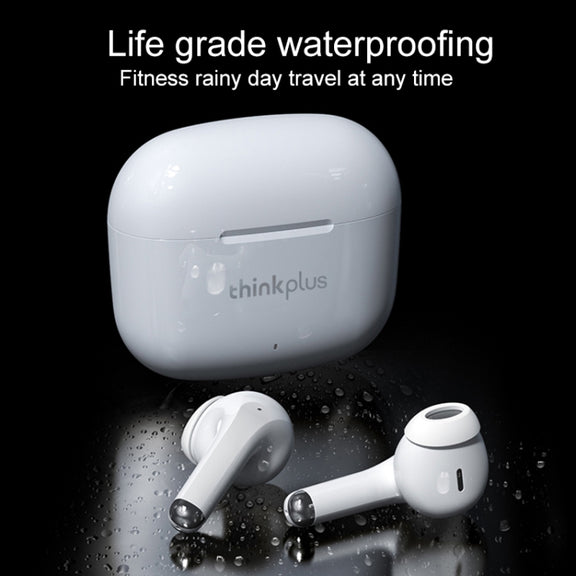 Lenovo LP40 Pro TWS Wireless Bluetooth 5.1 Noise Reduction Earphone (White)