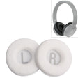 2 PCS For JBL Tune 600BTNC / T500BT / T450BT Earphone Cushion Cover Earmuffs Replacement Earpads with Mesh(White) - Earmuff & Pad by PMC TechLife | Online Shopping South Africa | PMC TechLife