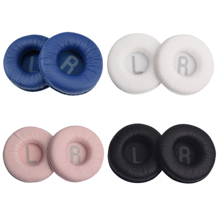2 PCS For JBL Tune 600BTNC / T500BT / T450BT Earphone Cushion Cover Earmuffs Replacement Earpads with Mesh(Blue)