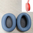 2 PCS For Sony MDR-100ABN / WH-H900N Earphone Cushion Cover Earmuffs Replacement Earpads with Mesh(Blue) - Earmuff & Pad by PMC TechLife | Online Shopping South Africa | PMC TechLife