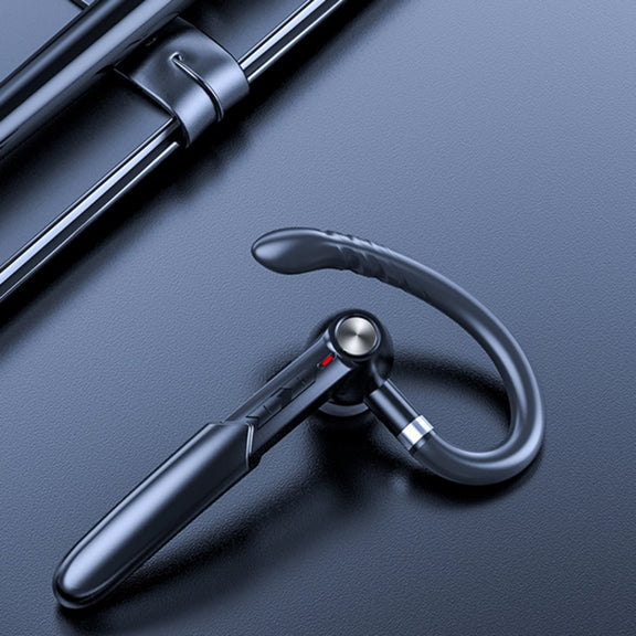 ME-100 TWS Business Rotating Universal True Stereo 5.0 Version Hanging Ear In-Ear Bluetooth Headset(Black)