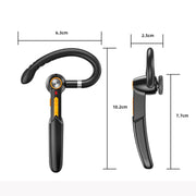ME-100 TWS Business Rotating Universal True Stereo 5.0 Version Hanging Ear In-Ear Bluetooth Headset(Black)
