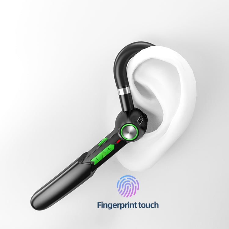 ME-100 TWS Business Rotating Universal True Stereo 5.0 Version Hanging Ear In-Ear Bluetooth Headset(Black)