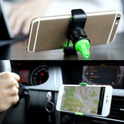 ROCK 360 Degrees Rotating Car Air Vent Mount Phone Holder Stand, Below 6 inch Mobilephones Can Be Used