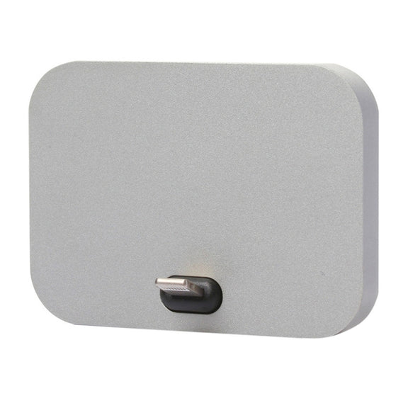 8 Pin Stouch Aluminum Desktop Station Dock Charger for iPhone(Grey)