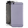 Full Housing Back Cover with Power Button & Volume Button Flex Cable for iPhone 6(Grey) - free shipping - PMC TechLife - Order now!
