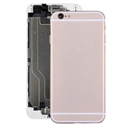 Full Housing Back Cover with Power Button & Volume Button Flex Cable for iPhone 6(Gold)