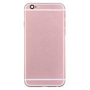 Full Housing Back Cover with Power Button & Volume Button Flex Cable for iPhone 6(Rose Gold)