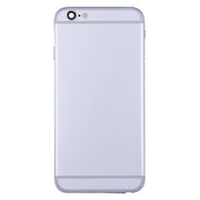 Full Housing Back Cover with Power Button & Volume Button Flex Cable for iPhone 6(Silver)