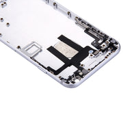 Full Housing Back Cover with Power Button & Volume Button Flex Cable for iPhone 6(Silver)