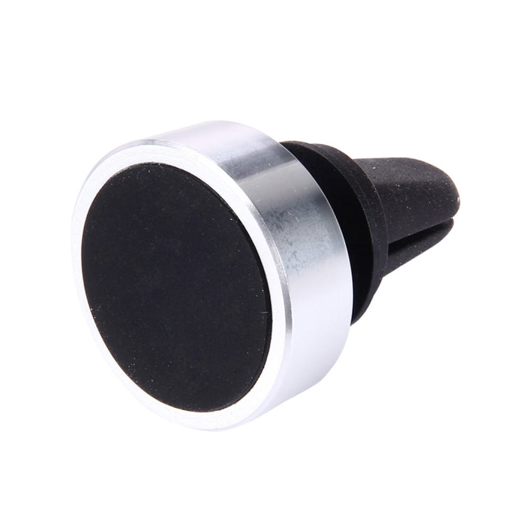 Car Magnetic Air Vent Mount Dock Holder with Quick-snap, For iPhone, Galaxy, Huawei, Xiaomi, LG, HTC and other Smartphones(Silver)