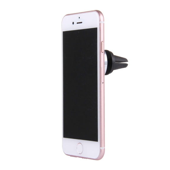 Car Magnetic Air Vent Mount Dock Holder with Quick-snap, For iPhone, Galaxy, Huawei, Xiaomi, LG, HTC and other Smartphones(Silver)