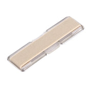 2 in 1 Adjustable Universal Mini Adhesive Holder Stand + Slim Finger Grip, Size: 7.3 x 2.2 x 0.3 cm(Gold)