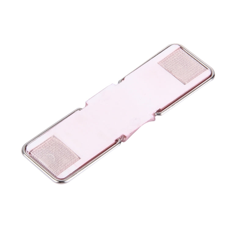 2 in 1 Adjustable Universal Mini Adhesive Holder Stand + Slim Finger Grip, Size: 7.3 x 2.2 x 0.3 cm(Rose Gold)
