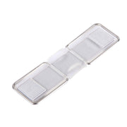 2 in 1 Adjustable Universal Mini Adhesive Holder Stand + Slim Finger Grip, Size: 7.3 x 2.2 x 0.3 cm(Silver)
