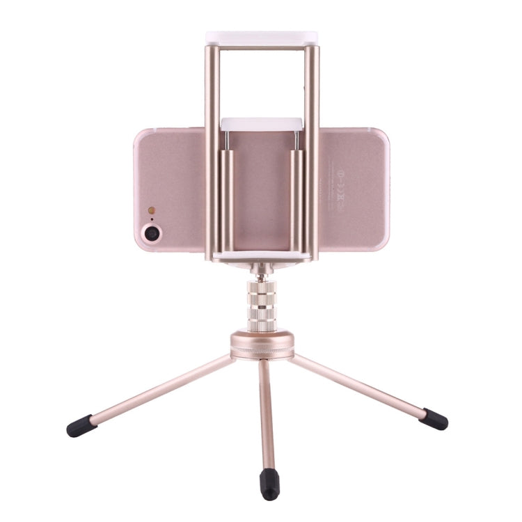Multi-function Aluminum Alloy Tripod Mount Holder Stand , for iPad, iPhone, Samsung, Lenovo, Sony and other Smartphones & Tablets & Digital Cameras(Gold)