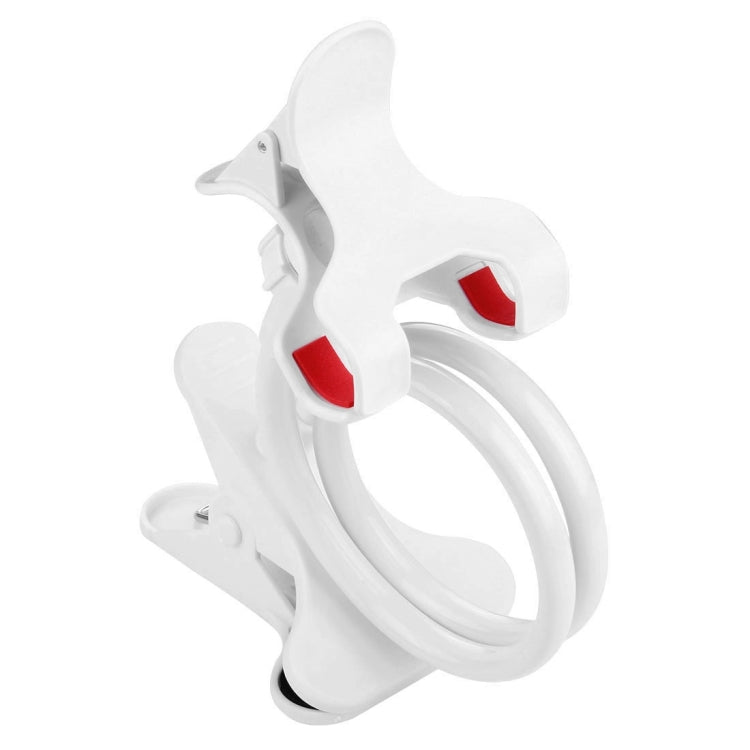 Universal Multifunctional Flexible Long Arm Lazy Bracket Desktop Headboard Bedside Car Phone Holder Stand Tablet Mount(White)