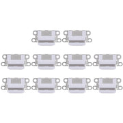 10 PCS Charging Port Connector for iPhone 6 / 6S(Light Grey)