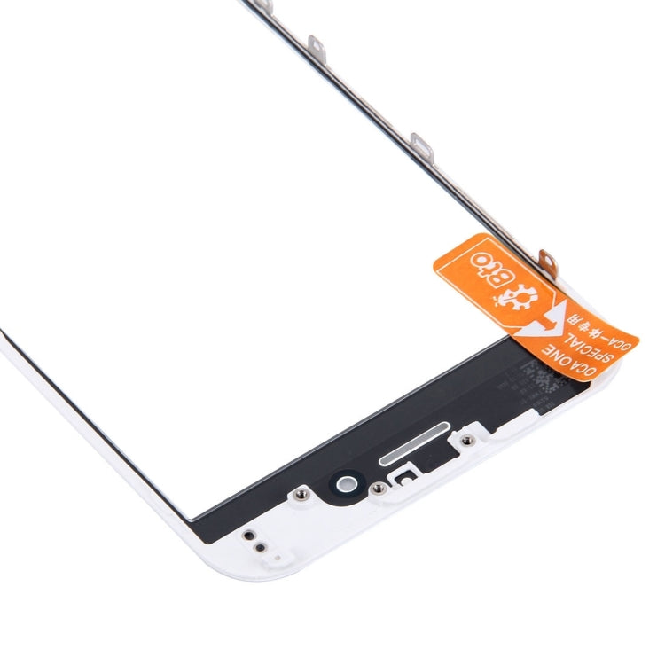 Front Screen Outer Glass Lens with Front LCD Screen Bezel Frame & OCA Optically Clear Adhesive for iPhone 6(White)
