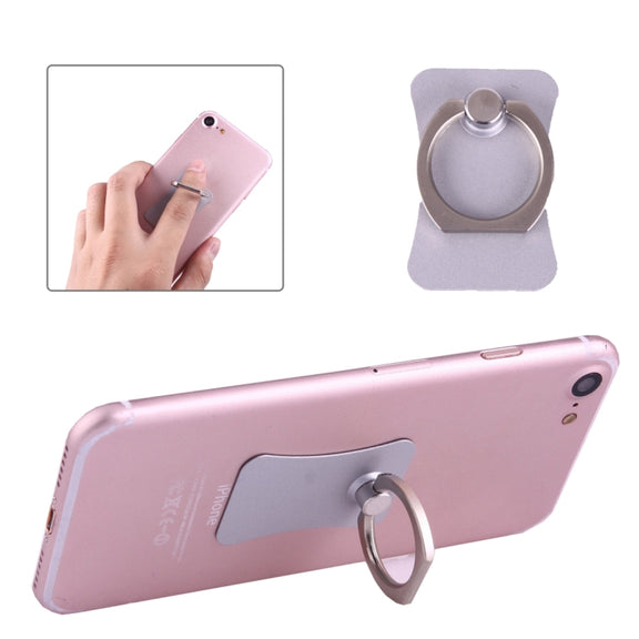Universal 360 Degree Rotation Ring Phone Holder Stand(Silver)